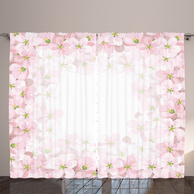 Flower Petals Blooms Curtain