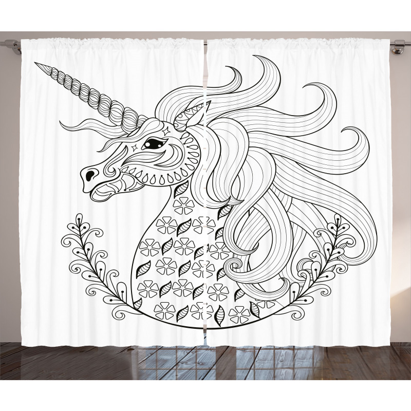 Fantasy Unicorn Curtain