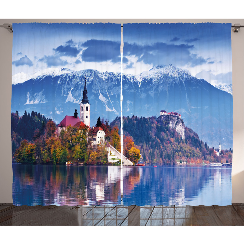 Bled Slovenia Lake Curtain