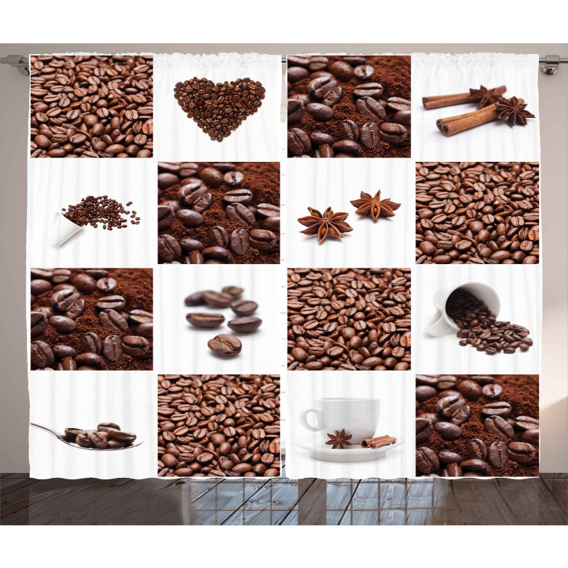 Roasted Coffee Beans Curtain