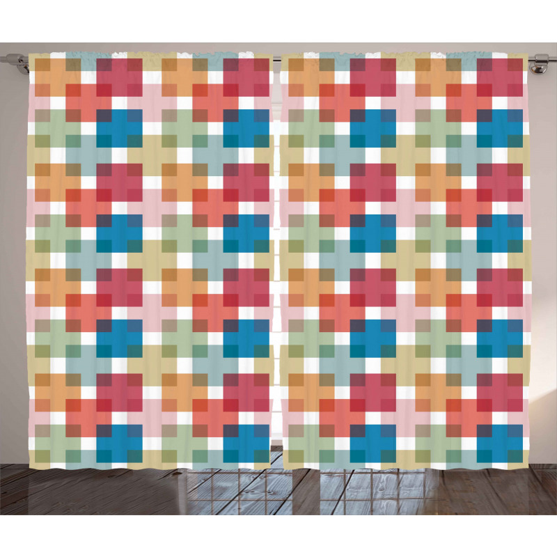 Wall or Floor Squares Curtain