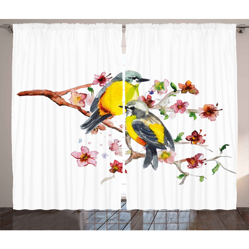 Birds on the Branches Curtain