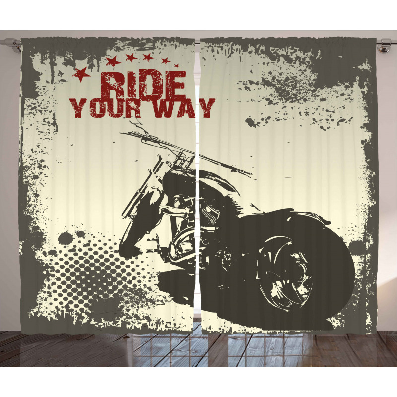 Adventure with Motorcycle Curtain