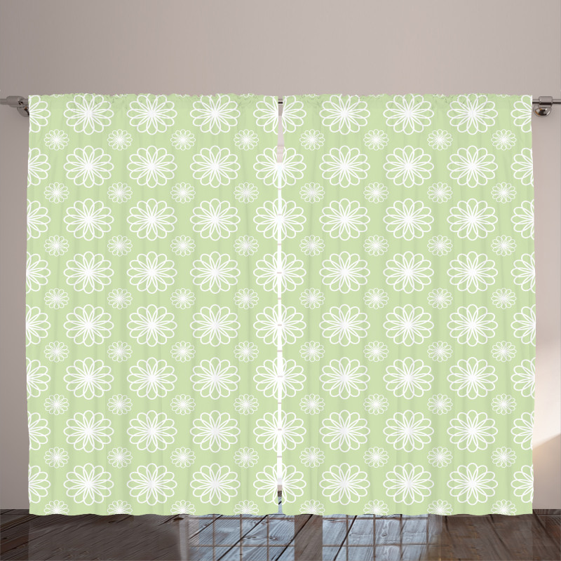 Symmetrical Geometric Curtain