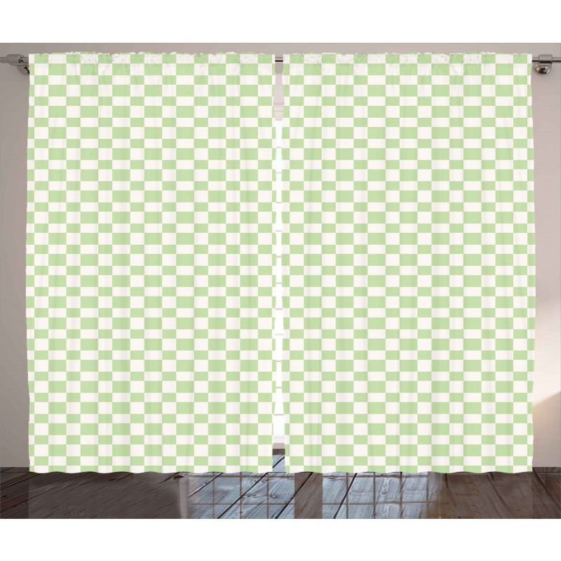 Big Little Squares Tile Curtain