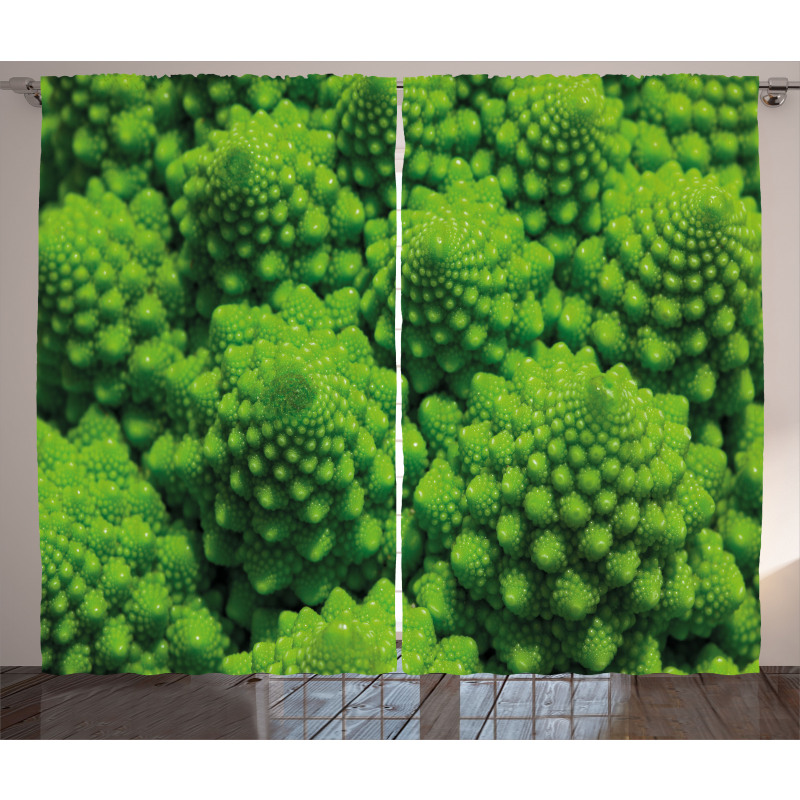 Broccoli Kale Foliage Curtain