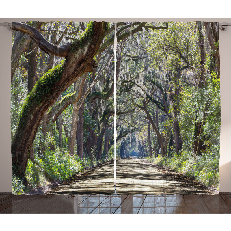 Road in Forest Carolina Curtain