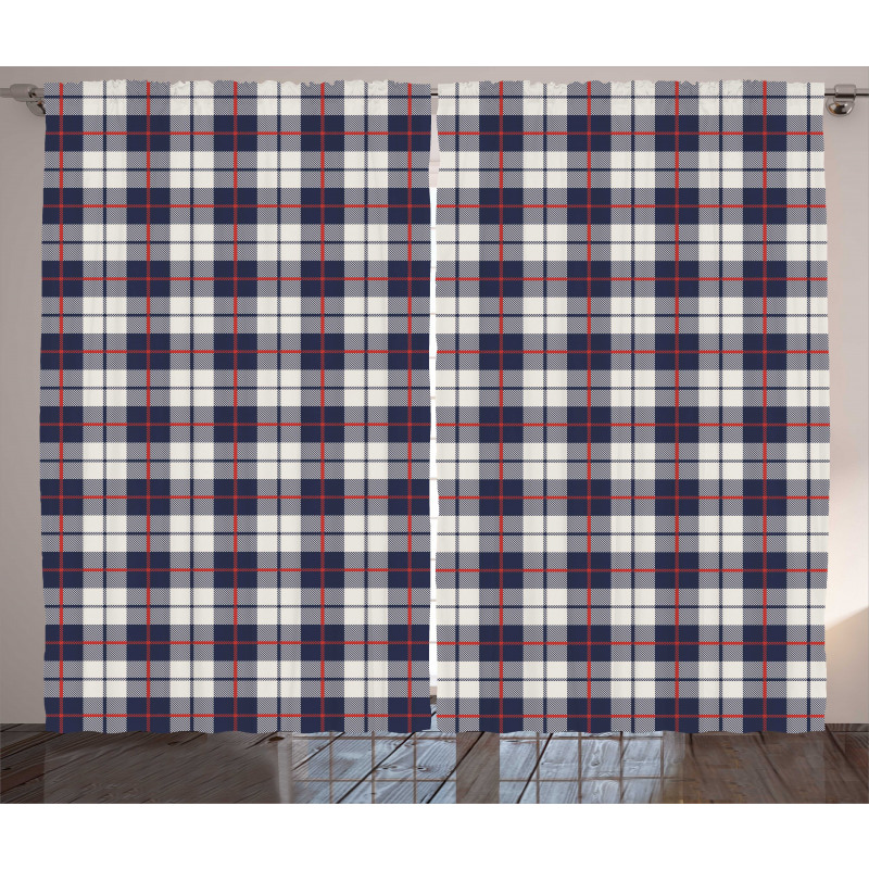 Square Geometric Shape Curtain