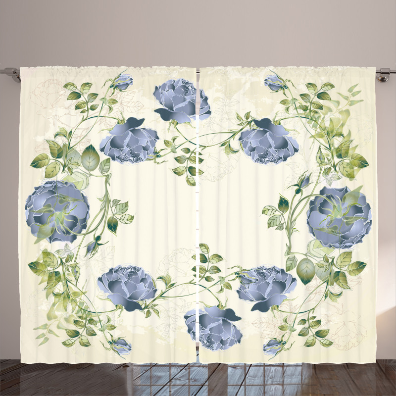 Vintage Roses Framework Curtain