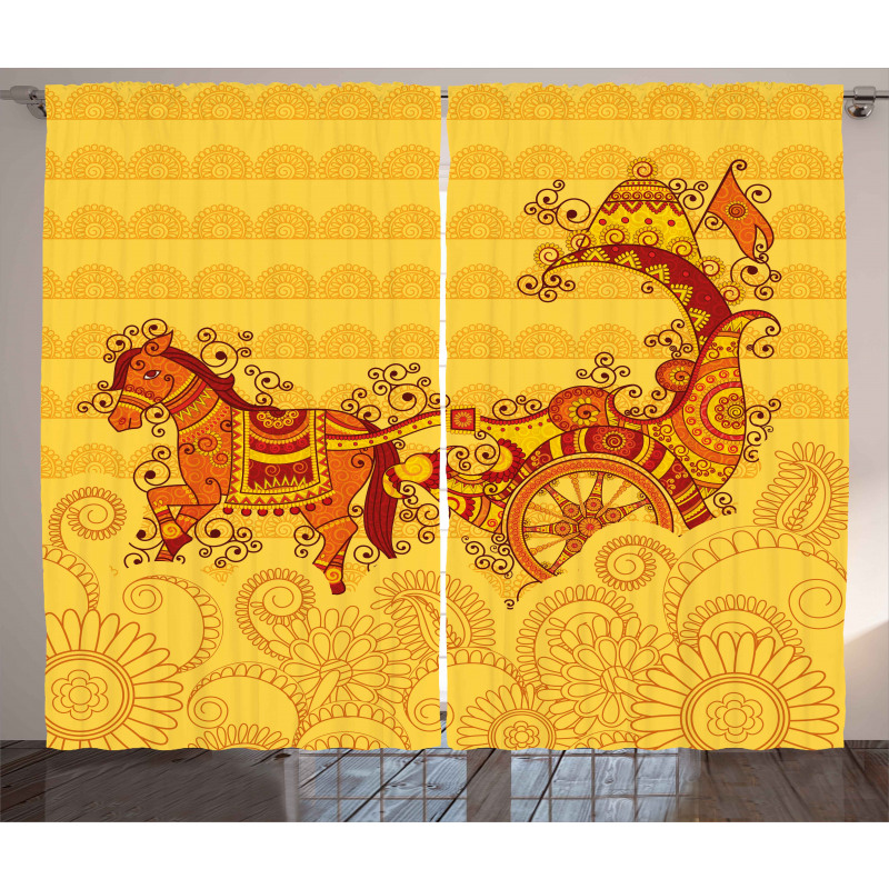 Folk Design Curtain