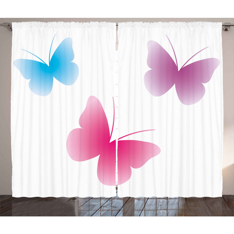 Wings Life Theme Curtain