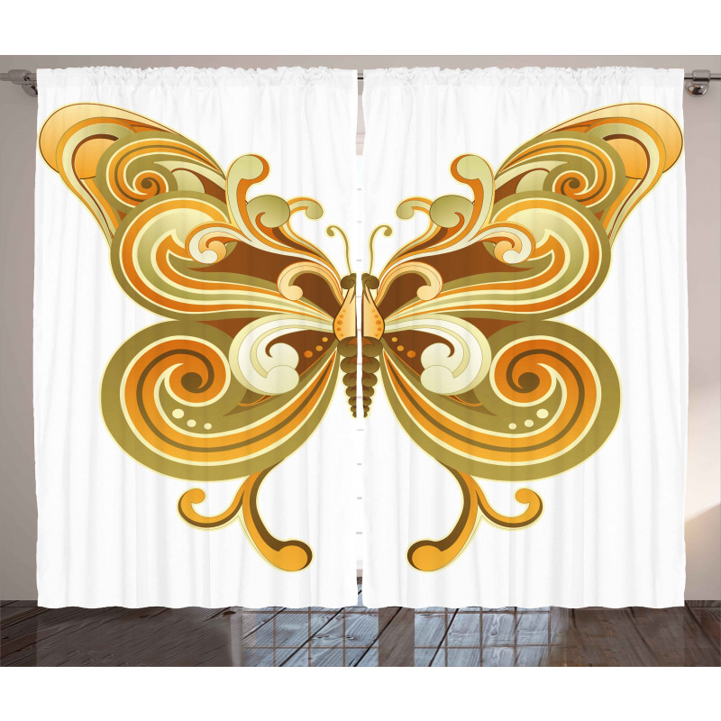 Macro Butterfly Curtain
