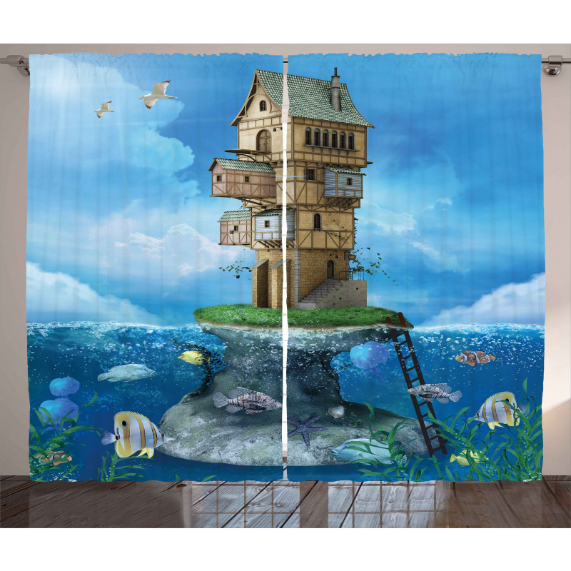 Fantasy Fisherman House Curtain