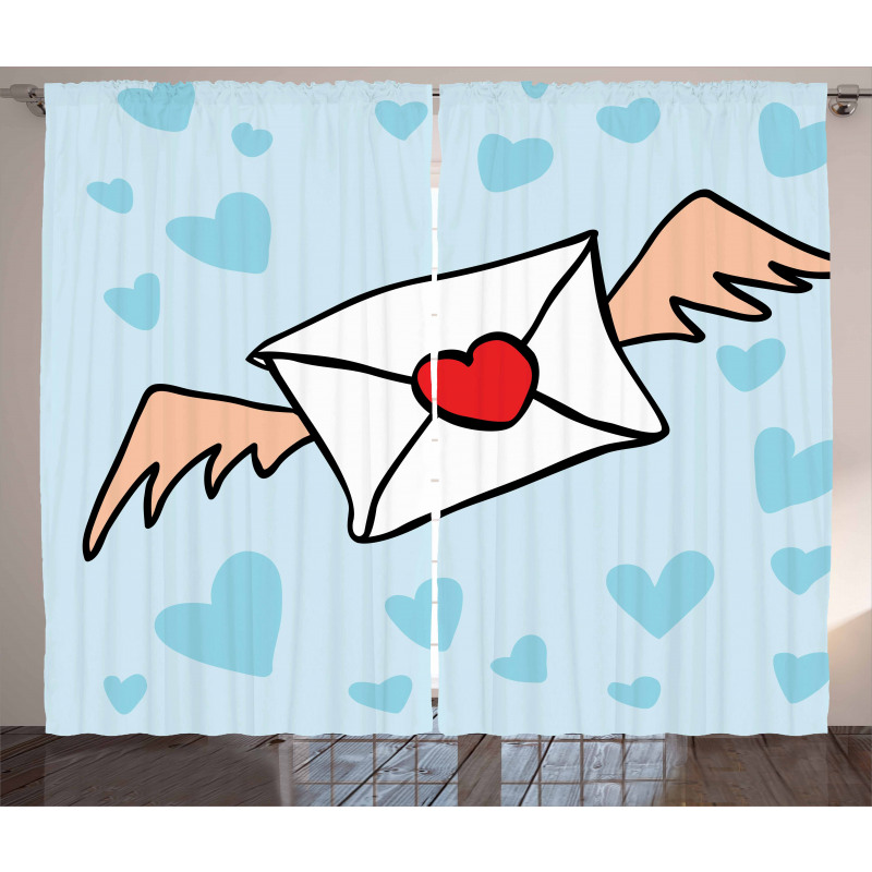 Heart Seal Love Curtain