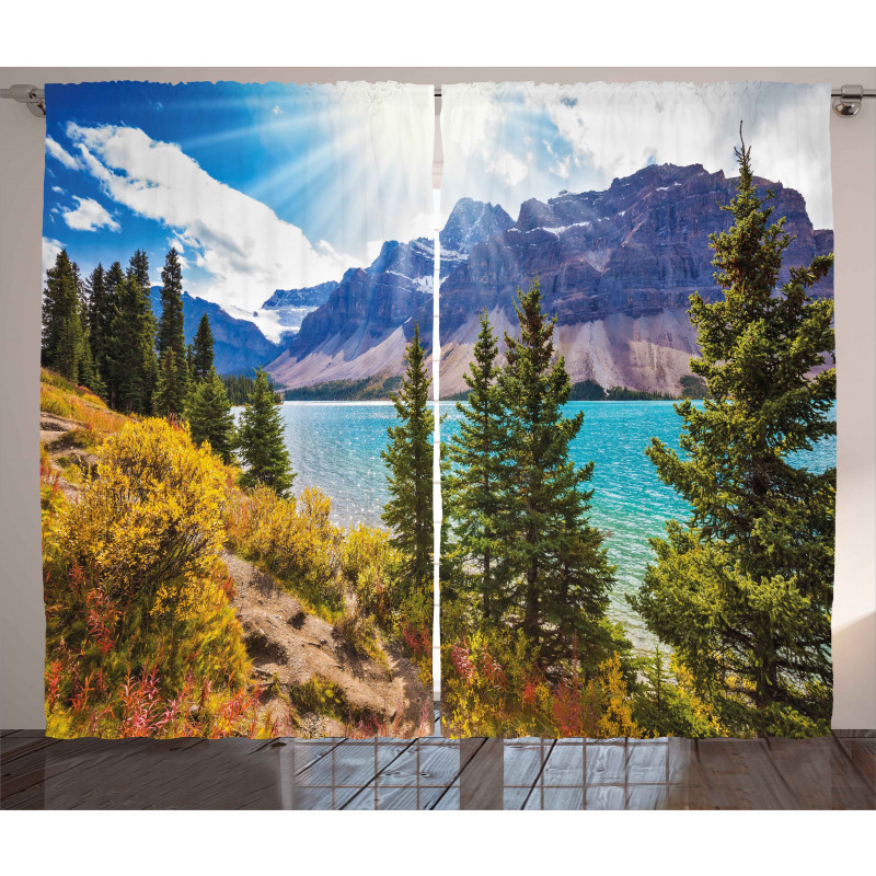 Canadian Glacial Lake Curtain