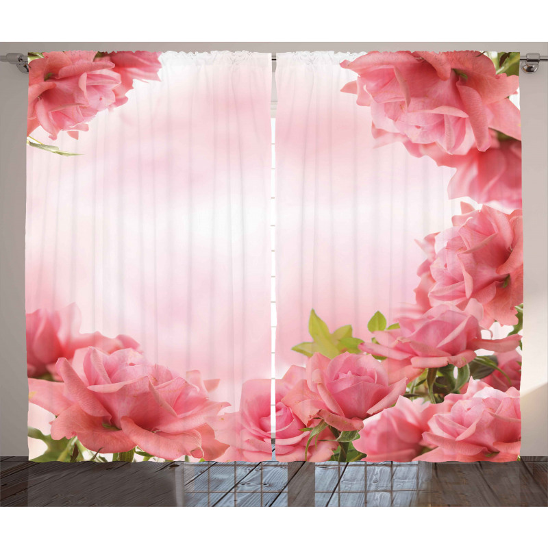 Romantic Roses Bridal Curtain