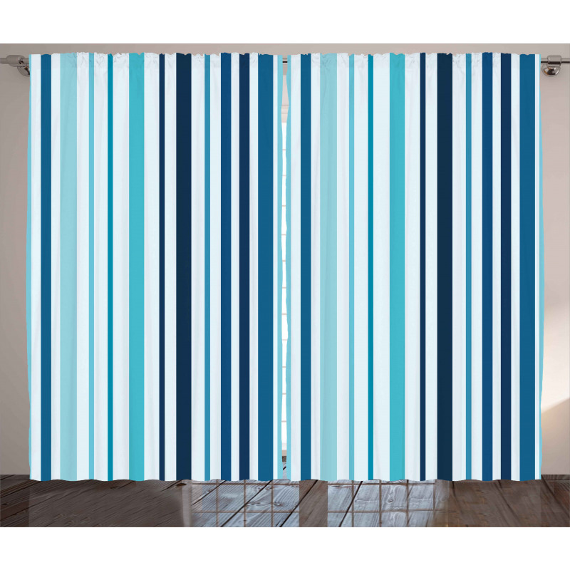 Striped Pastel Toned Curtain