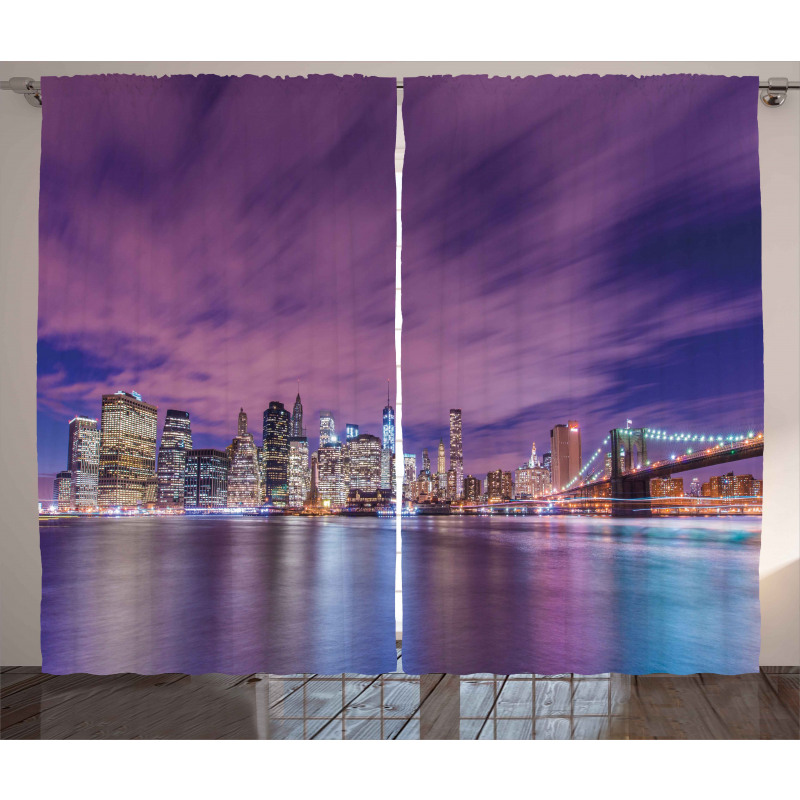 New York City Landmarks Curtain