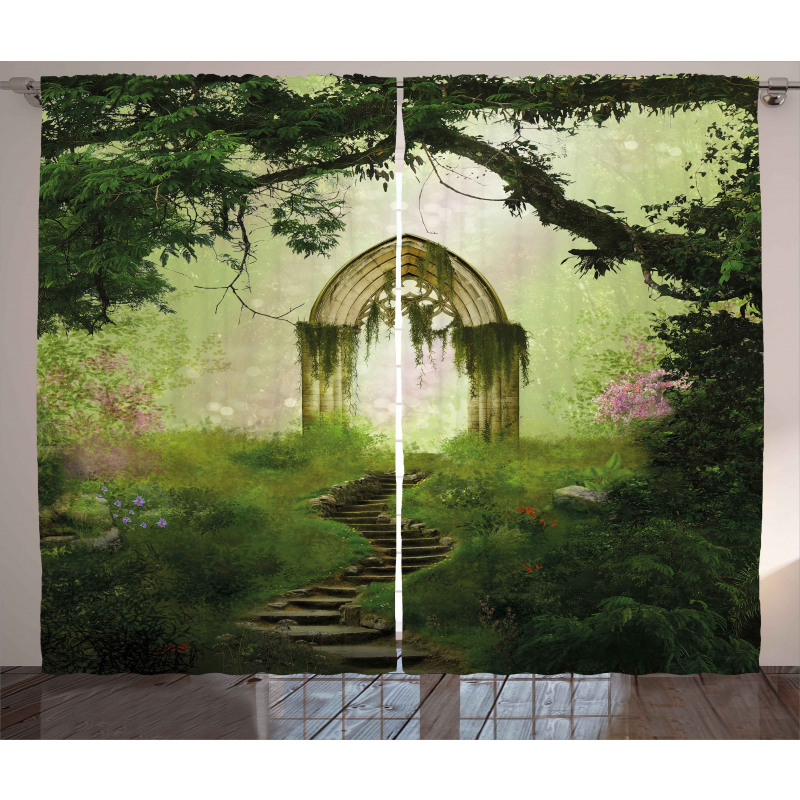 Fantasy Gate in Forest Curtain