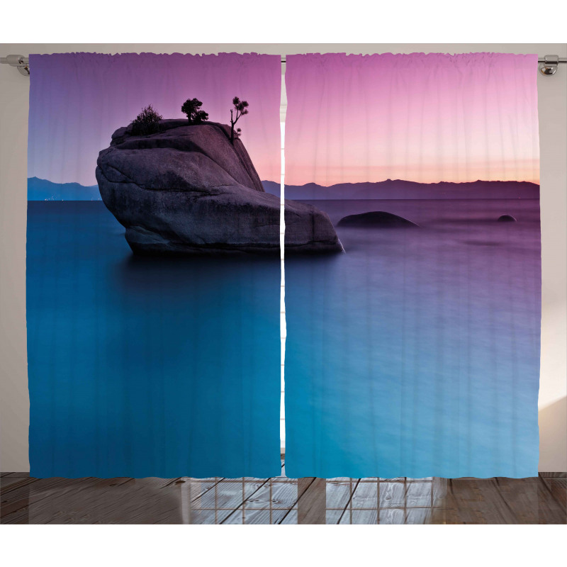 Bonsai Rock Lake Tahoe Curtain