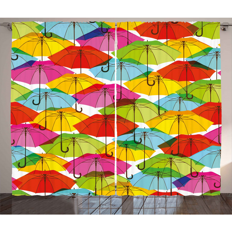 Vivid Umbrella Curtain