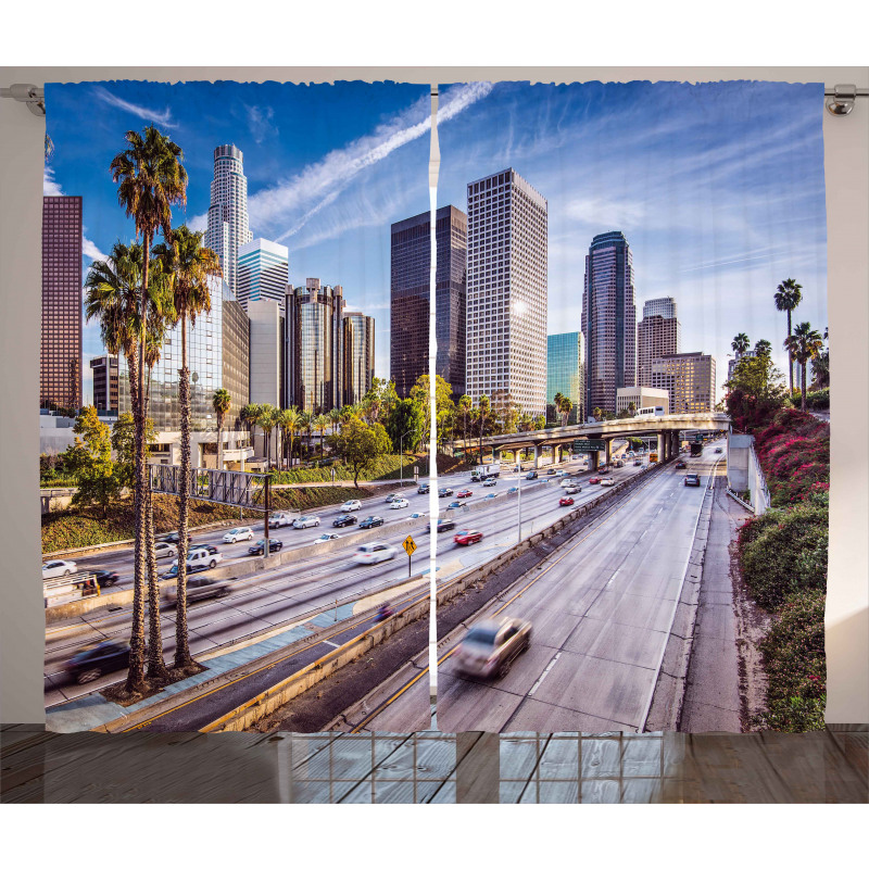 Downtown Los Angeles USA Curtain