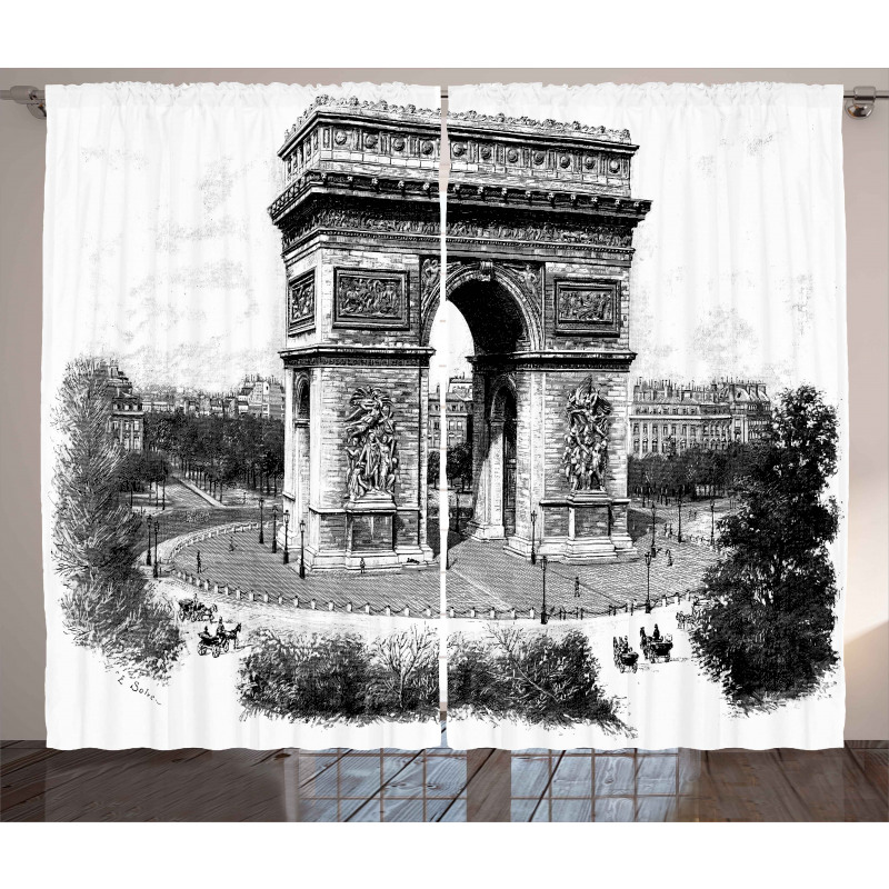 Auguste Vitu Monument Curtain