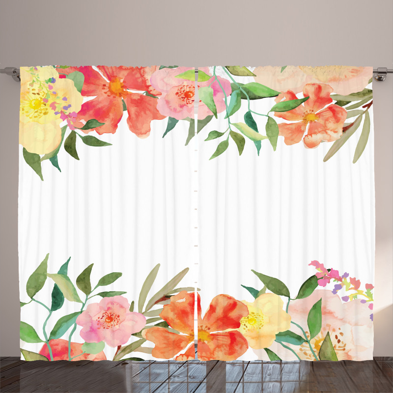 Soft Flower Petals Curtain
