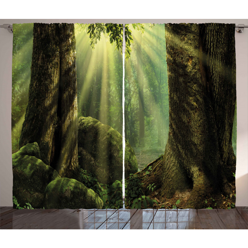 Sunbeam Moss Tree Bodies Curtain