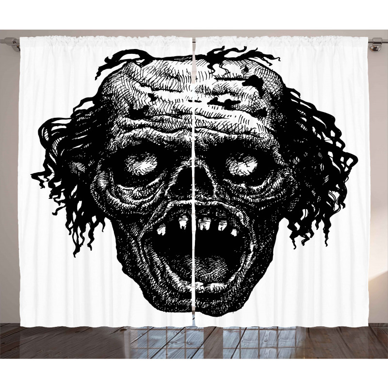 Zombie Evil Dead Man Curtain