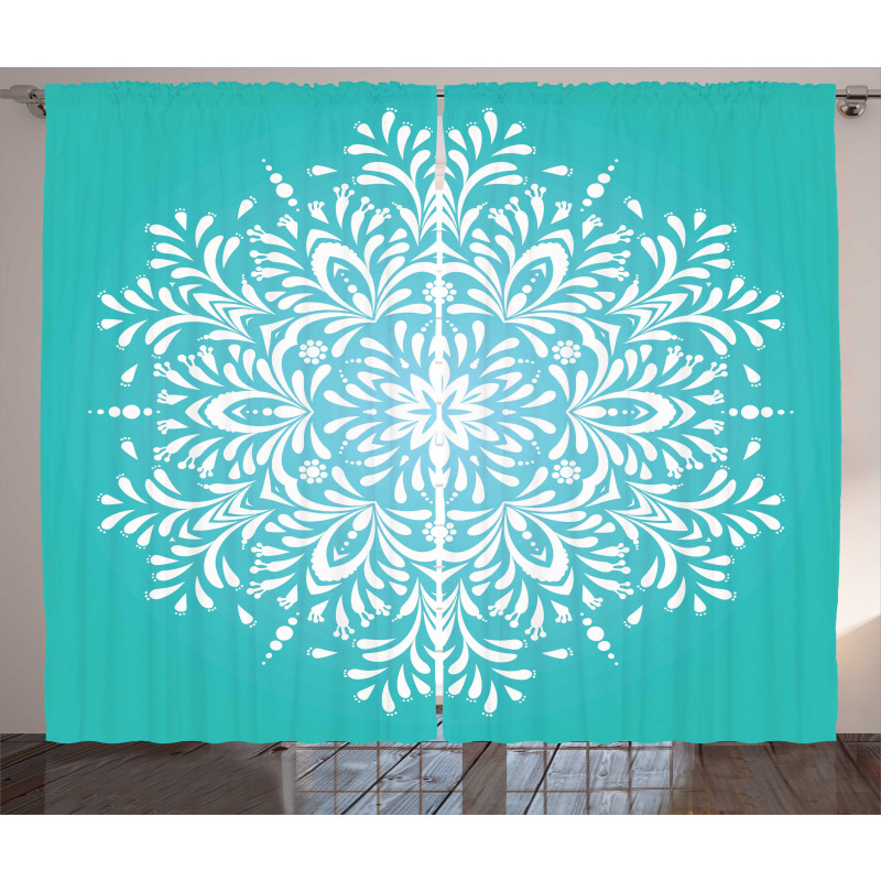 Winter Snowflake Curtain