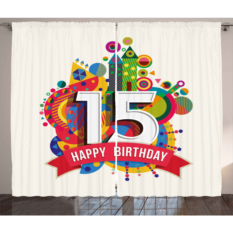 Birthday Fifteenth Curtain