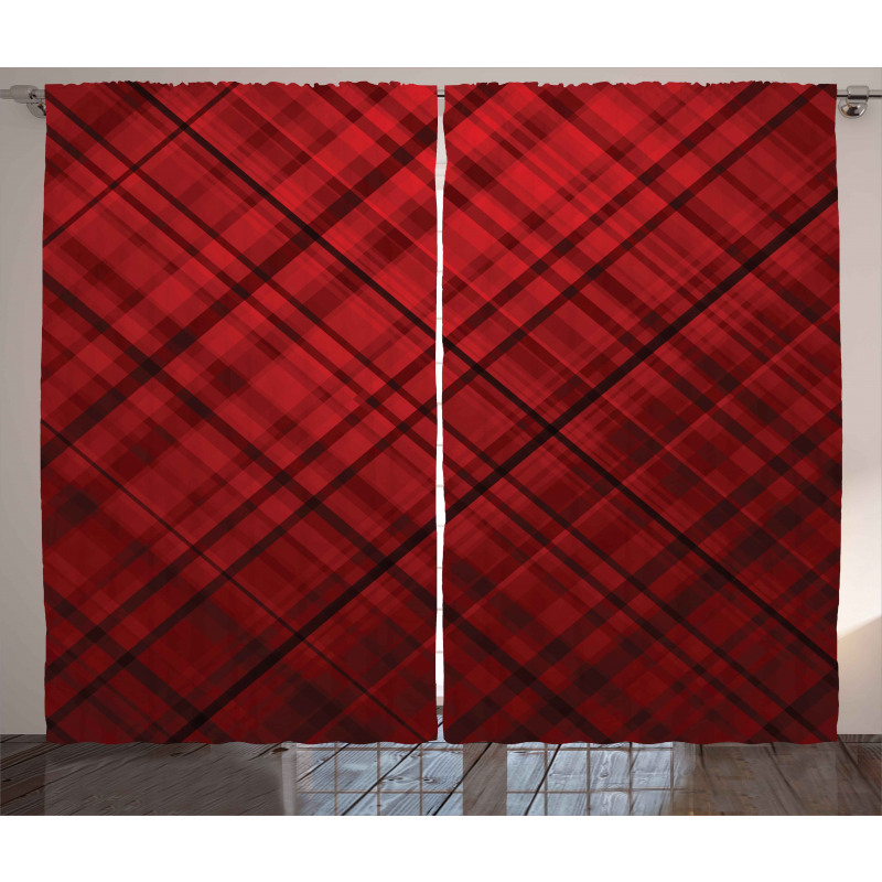 Scottish Kilt Pattern Curtain