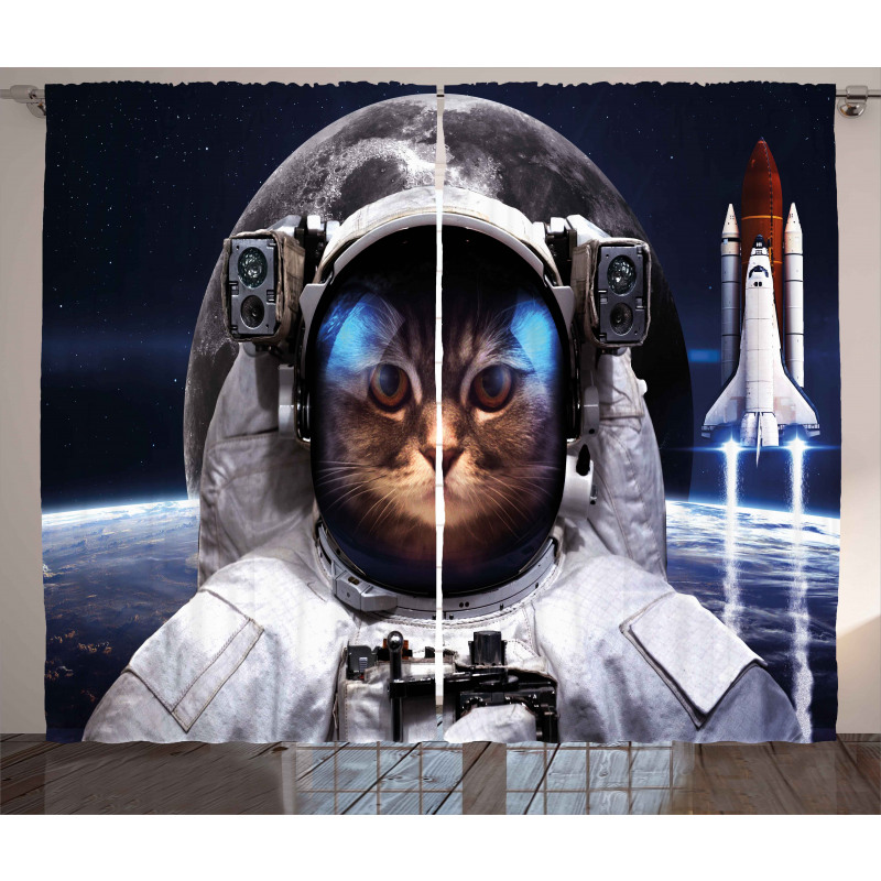 Space Traveller Pet Curtain