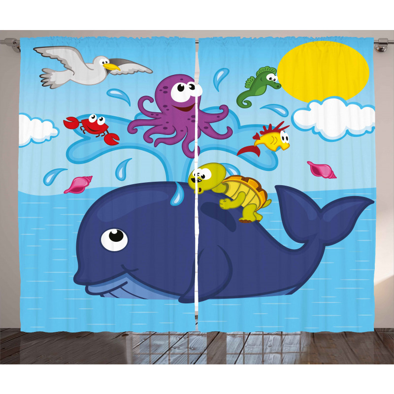 Marine Animals Curtain
