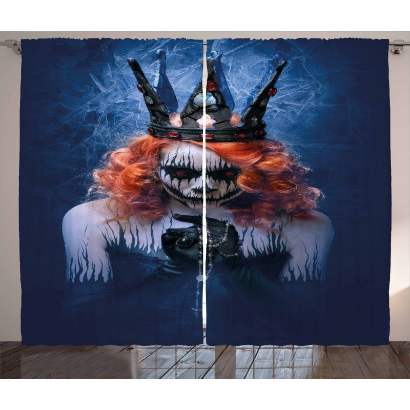 Queen of Death Art Curtain