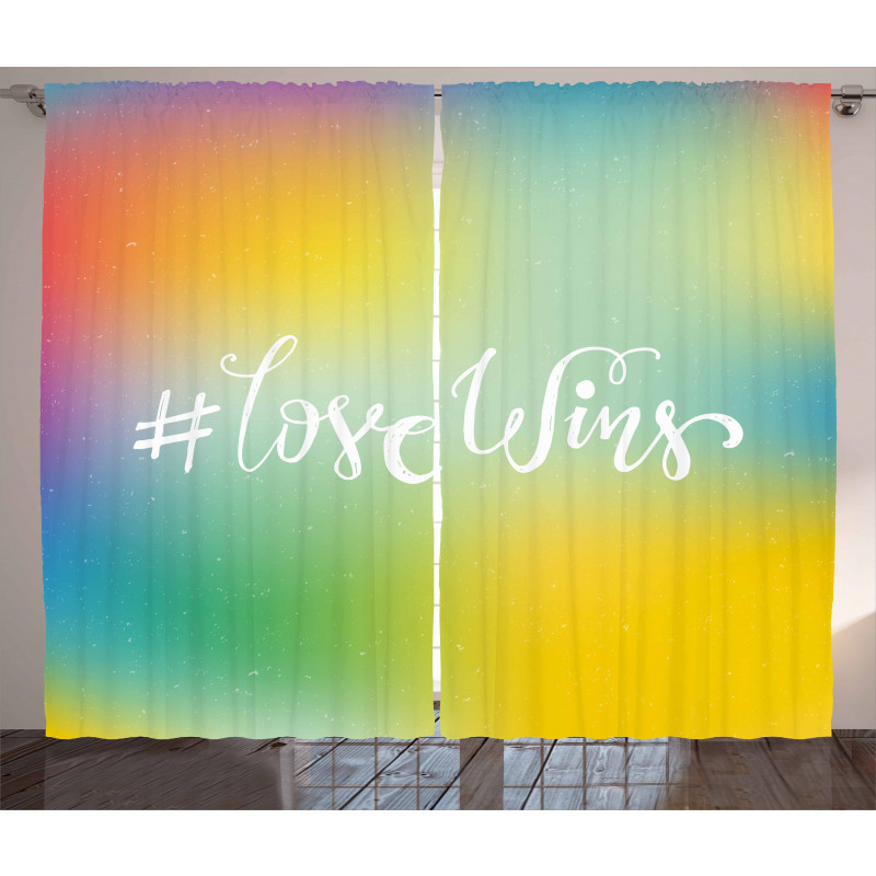Romantic LGBT Community Curtain