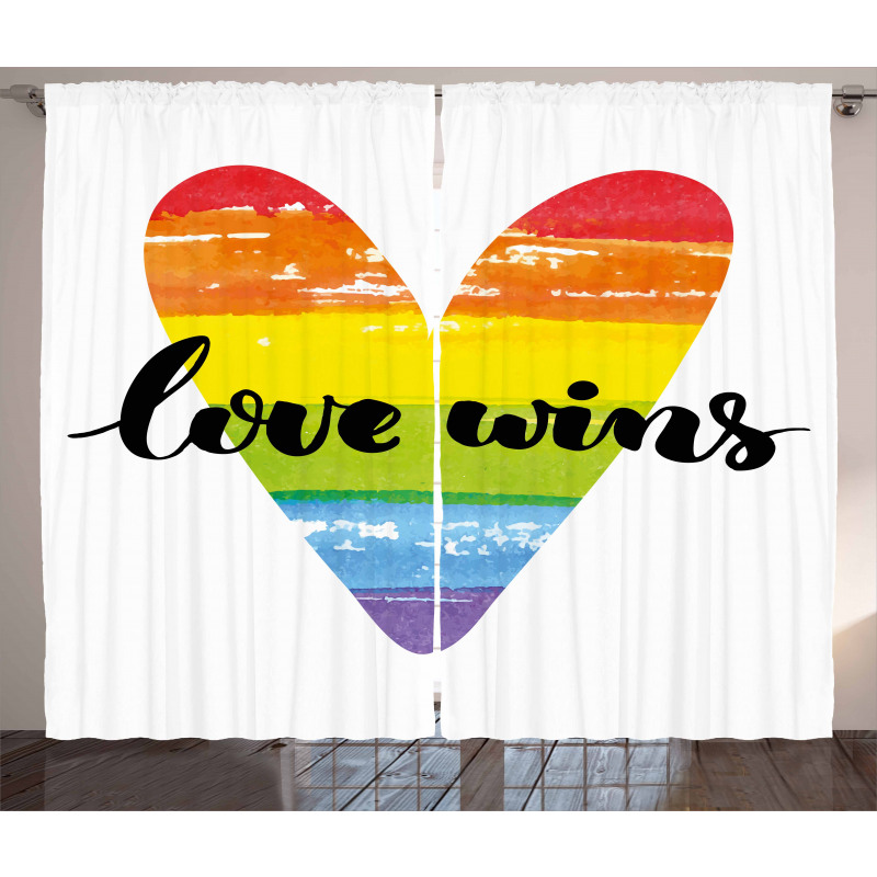 Gay Marriage Sign Curtain