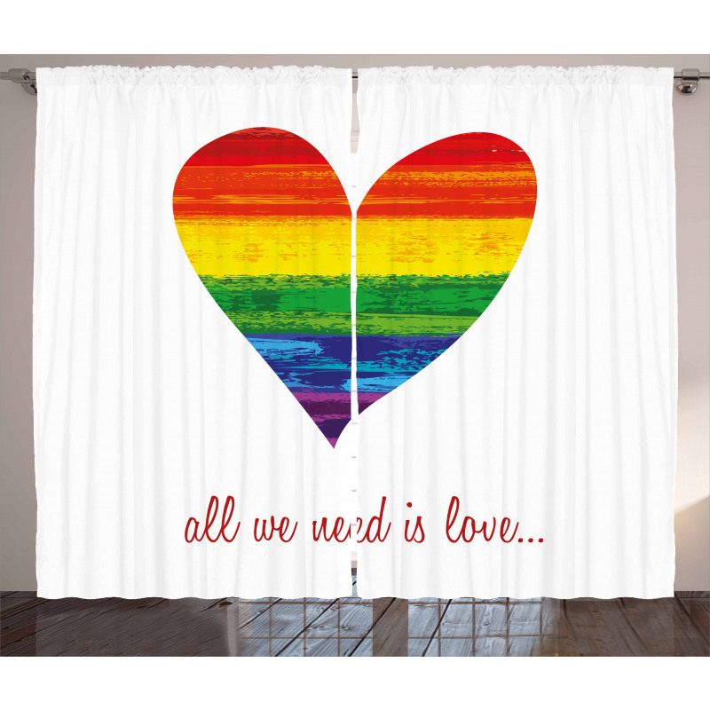 We Need Gay Love Curtain