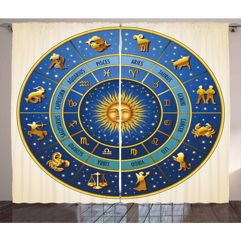 Astrological Signs Curtain