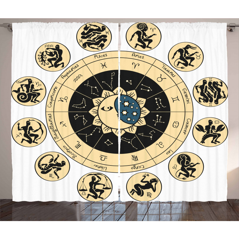 Zodiac Chart Curtain