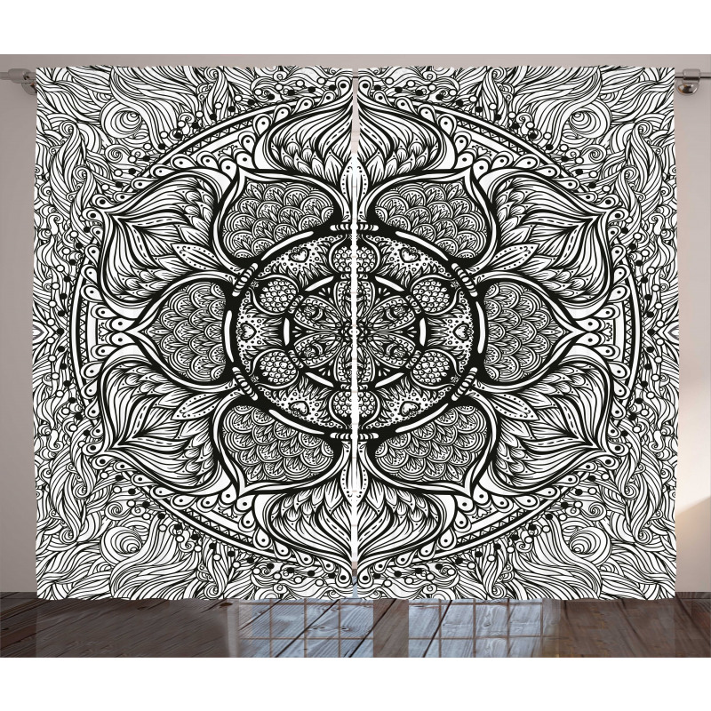 Mandala Inspired Native Curtain