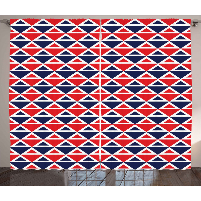 Half Triangles Curtain