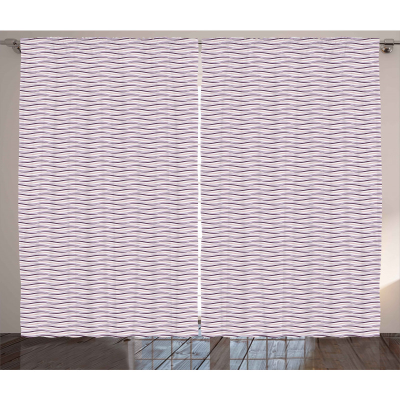 Sea Waves Inspired Curtain