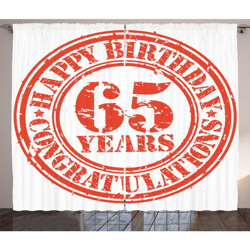 65 Years Curtain