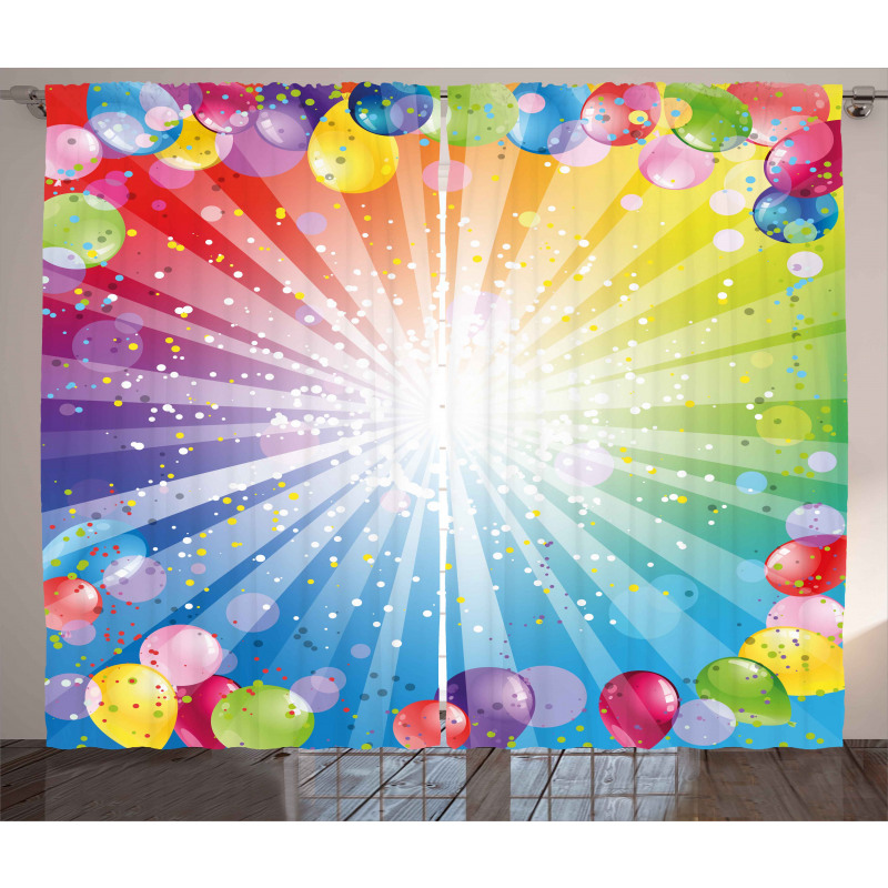Balloons Curtain