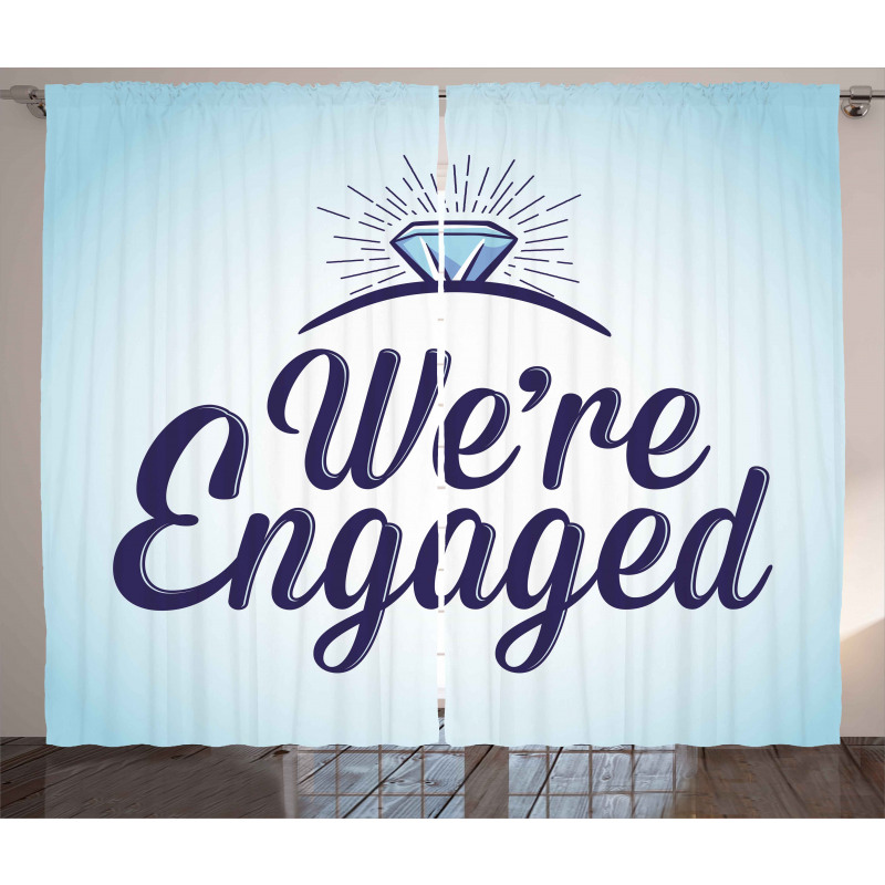 We Are Engaged Curtain