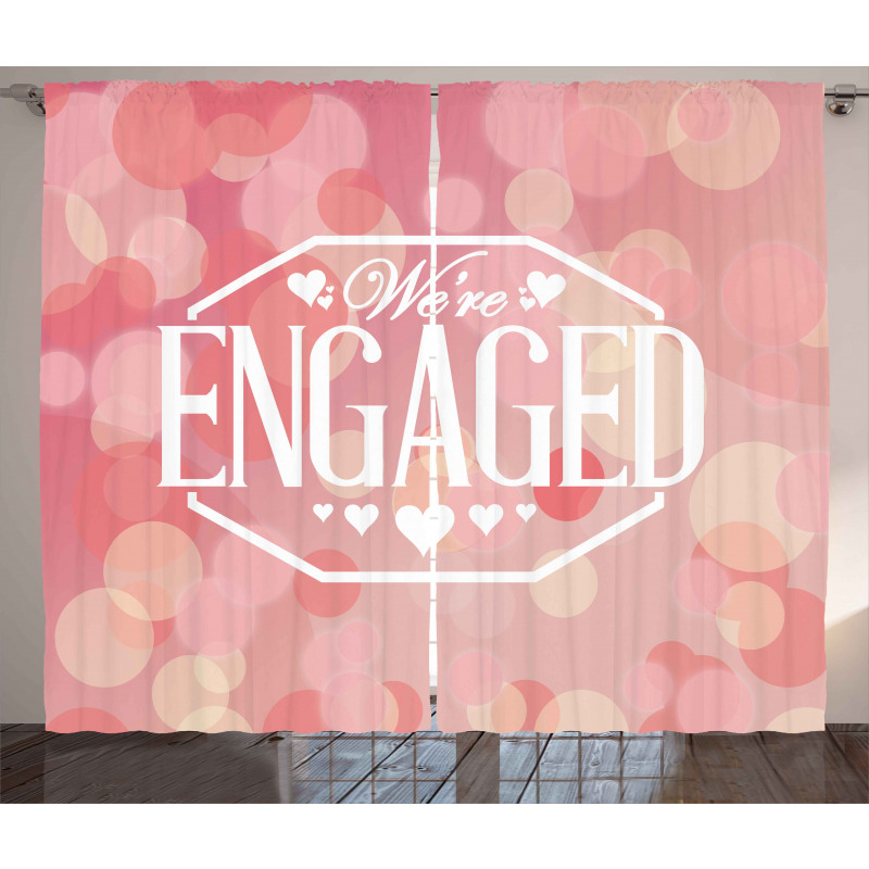 Engagement Card Curtain