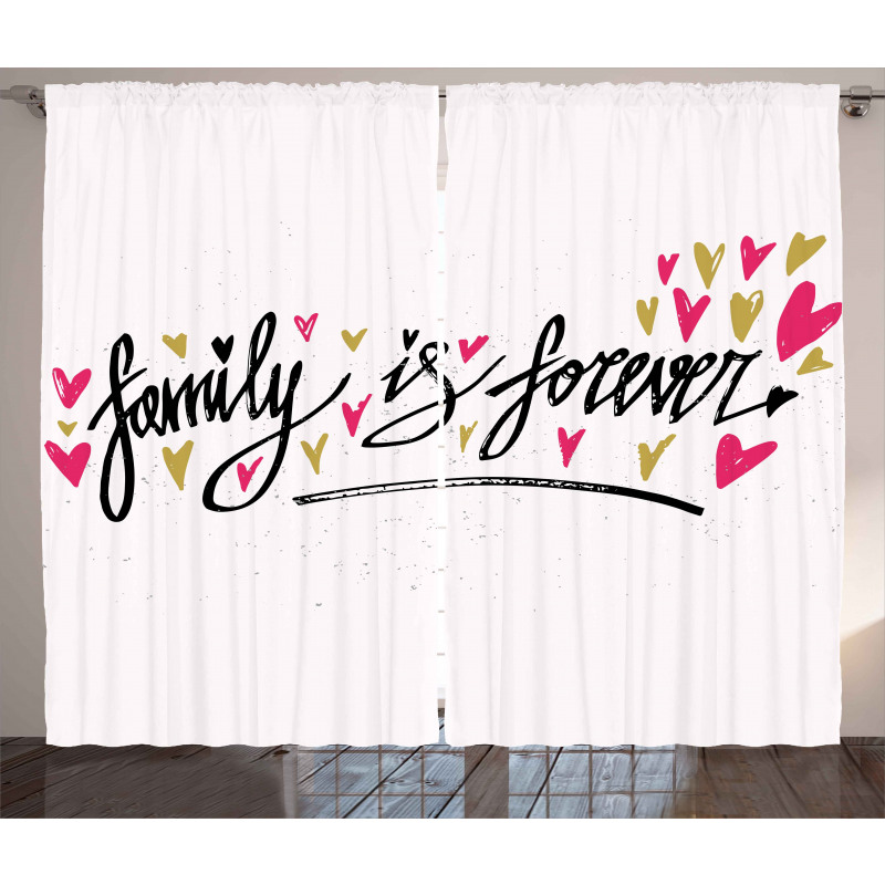 Family is Forever Curtain
