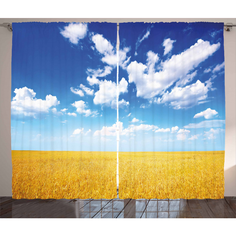 Wheat Field Summer Curtain